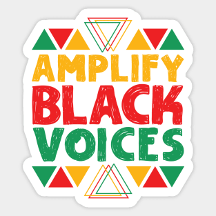 Amplify Black Voices Sticker